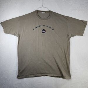 NASA Kennedy Space‎ Center T-Shirt I Need My Space Graphic Tee Menswear 2XL